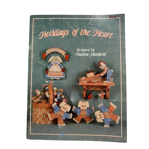 Vintage Holidays of the Heart Craft Instructions Booklet 1988 Pauline Mumford - Picture 1 of 6